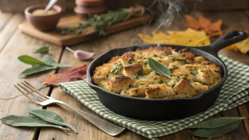 cornbread dressing with chicken
