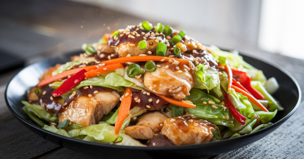 chicken stir fry with cabbage