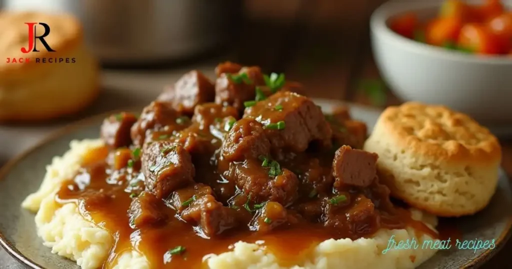 crock pot cube steak and gravy