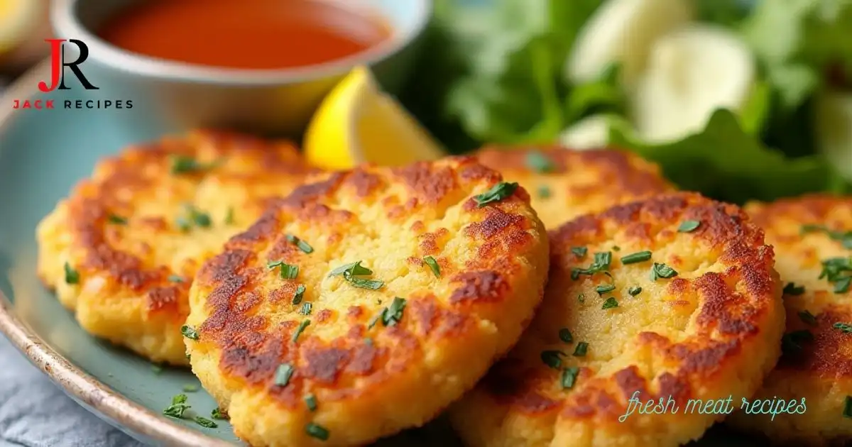 salmon patties with cornmeal