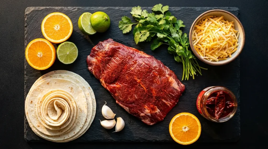 Ingredients You’ll Need for carne asada quesadilla