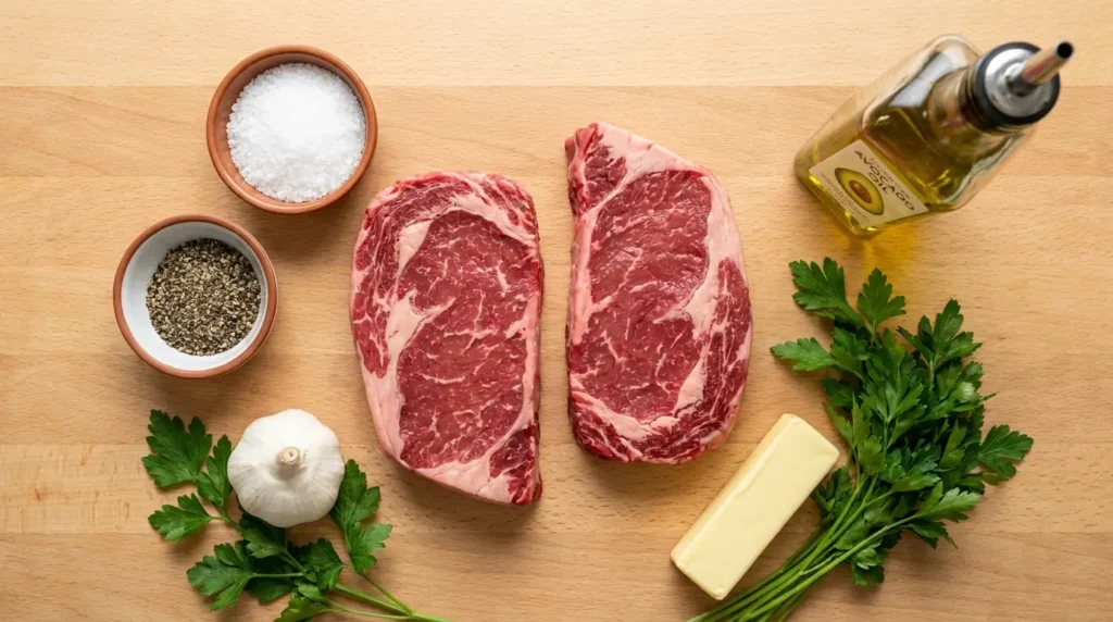 Ingredients for the Best Grilled Sirloin Steak