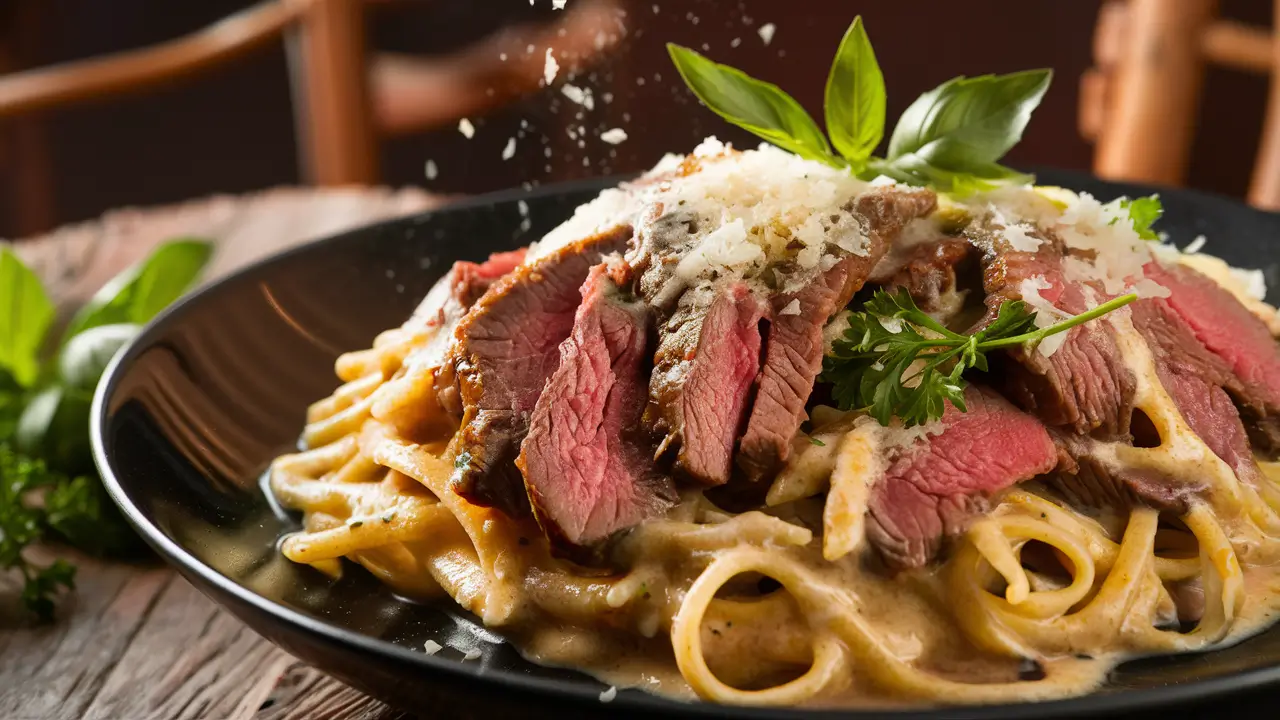 STEAK PASTA