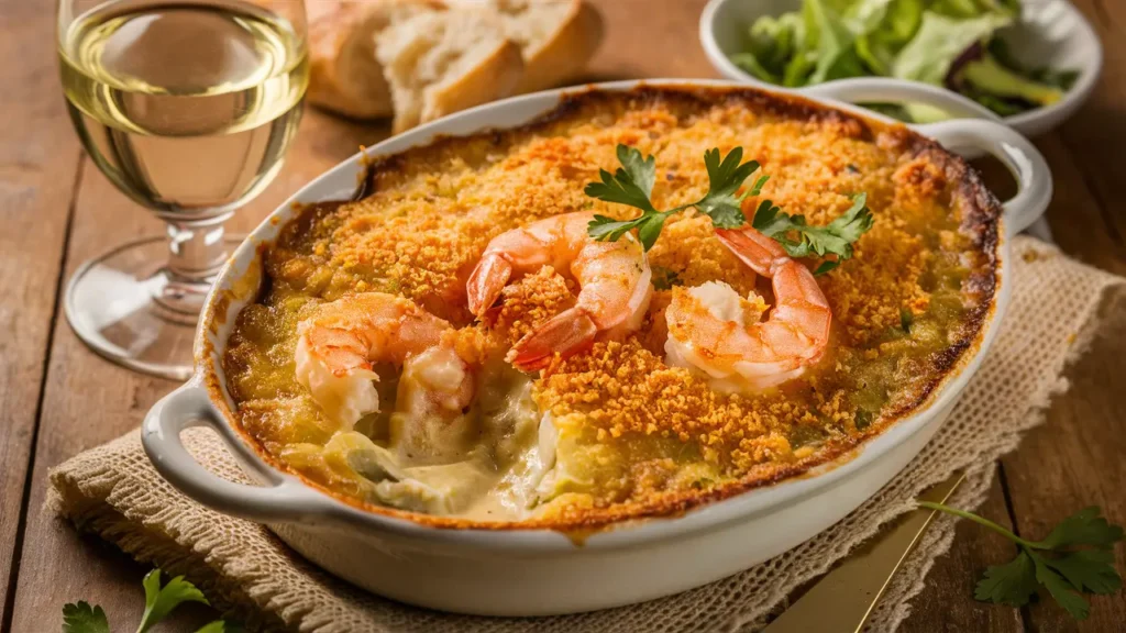 Shrimp Gratin