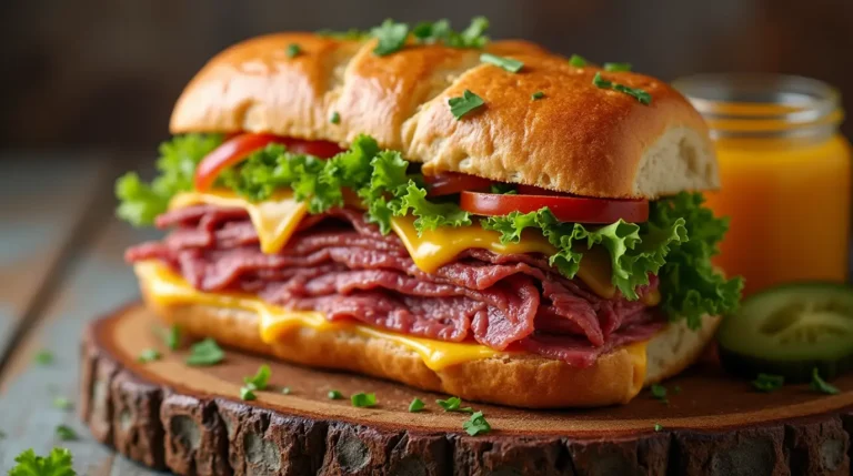 Beef and Cheese Deli Sandwich Recipe: A Perfectly Savory Lunch You’ll Love