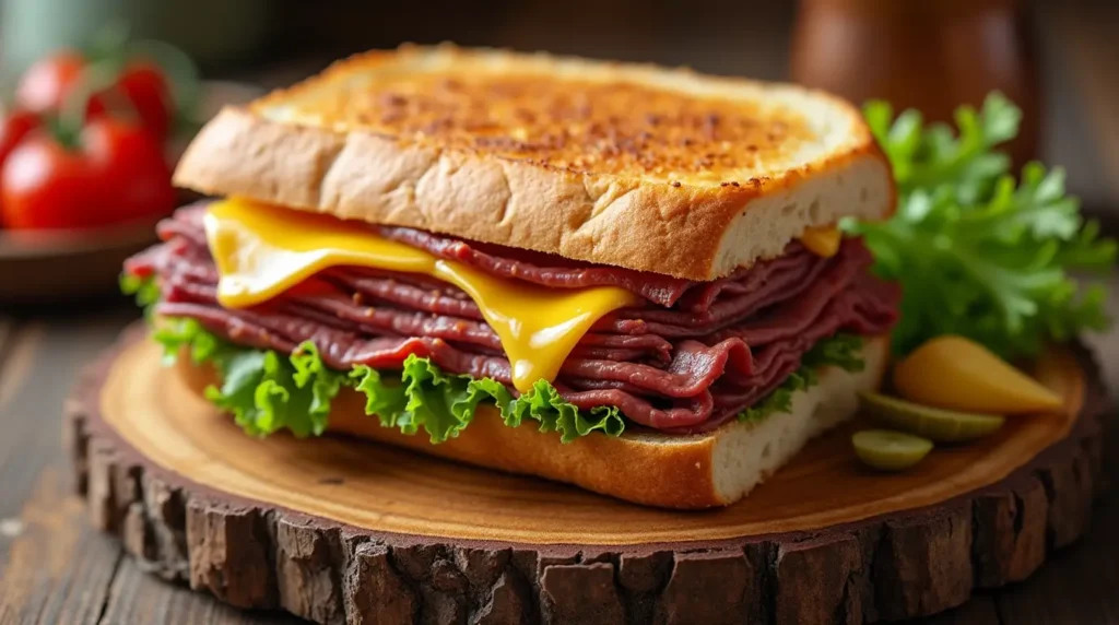 beef and cheese deli sandwich recipe