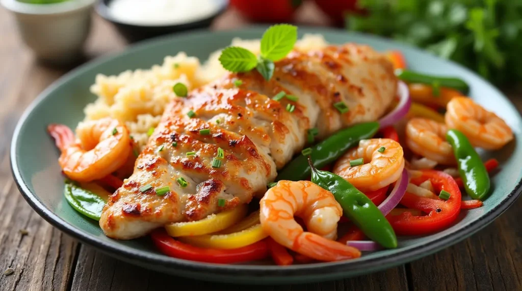 chicken and shrimp meals