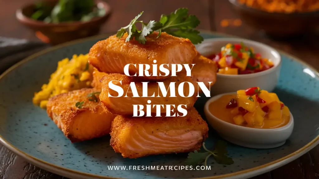 crispy salmon bites