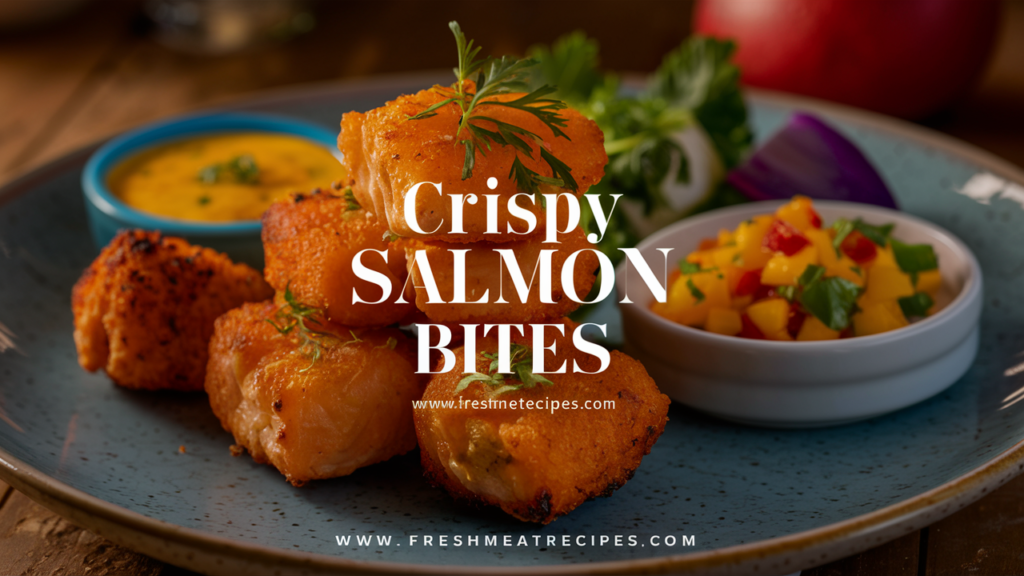 crispy salmon bites