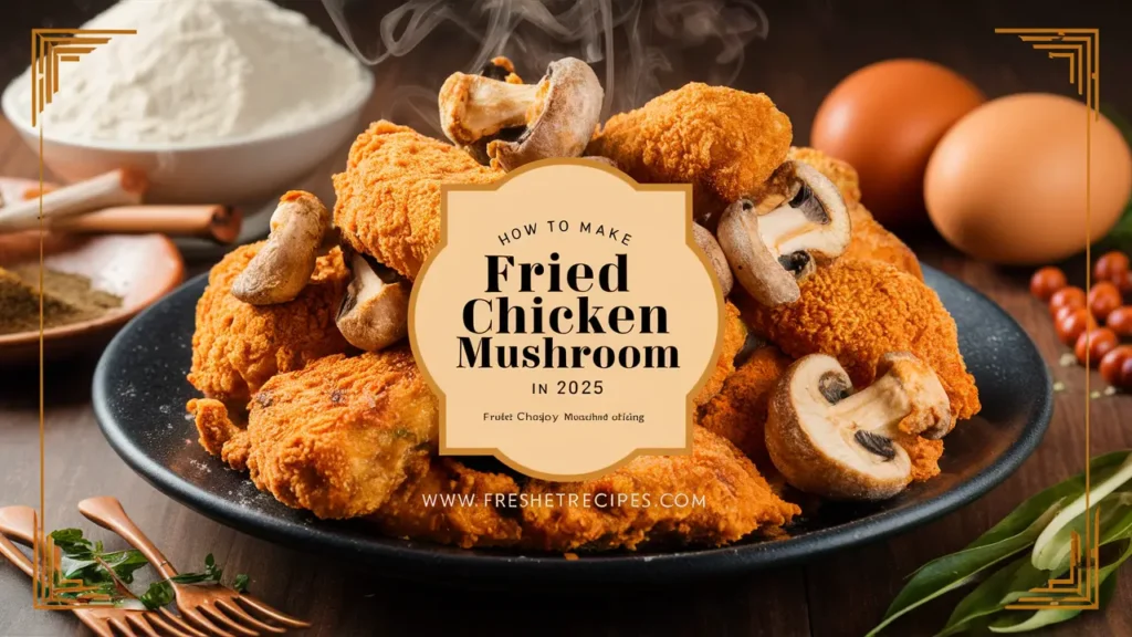 fried chicken mushroom