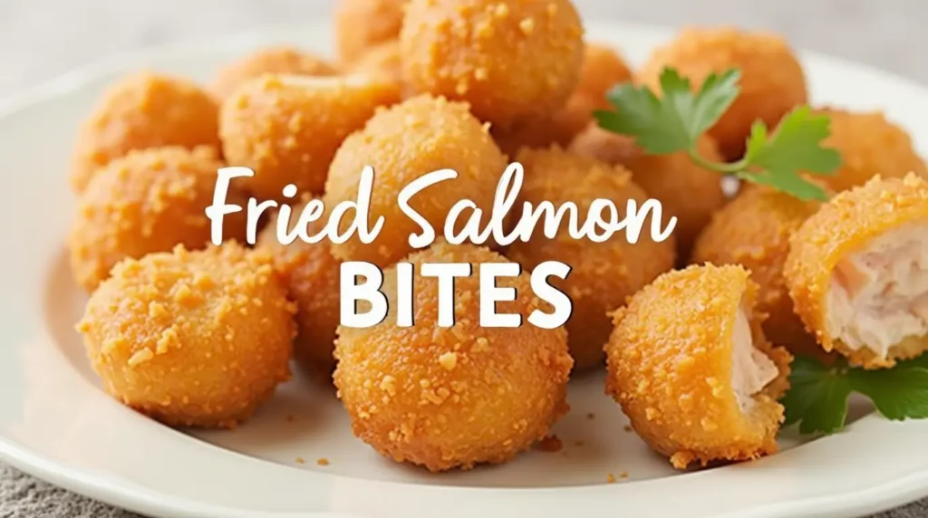 fried salmon bites