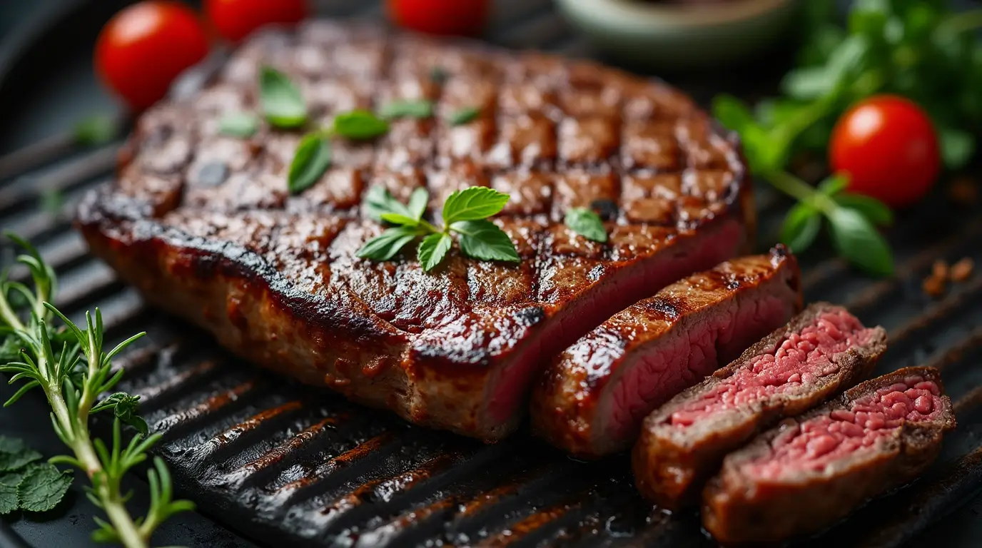 grilled sirloin steak