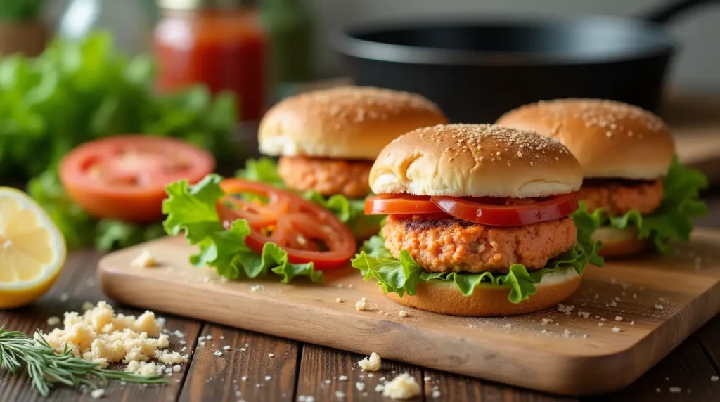 salmon burgers with canned salmon