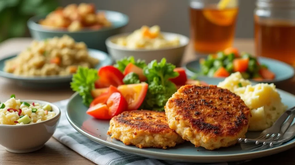 what to eat with salmon patties