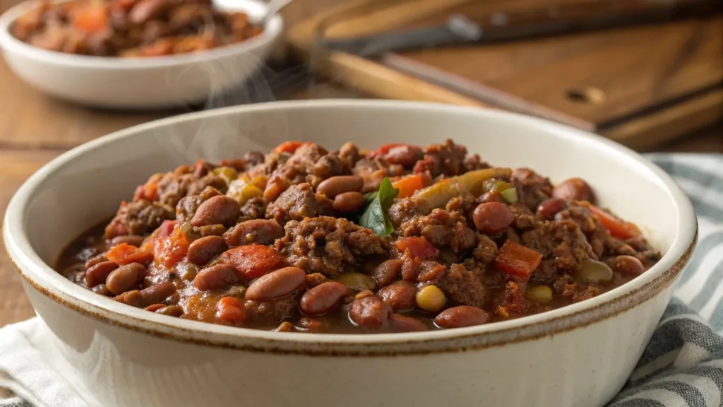 Baked Beans and Ground Beef