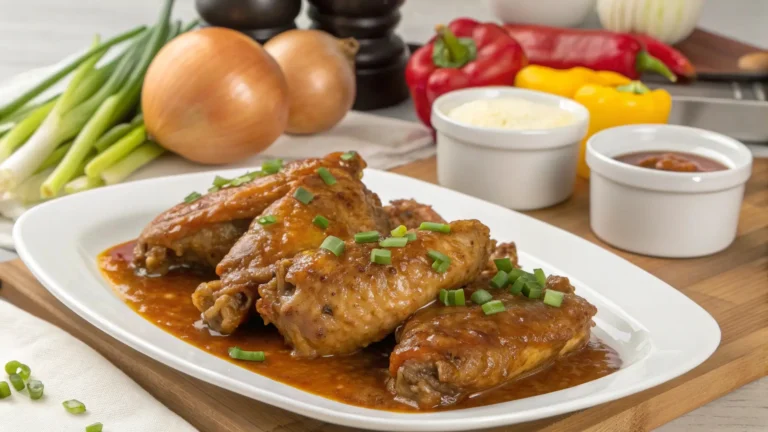 smothered turkey wings recipe