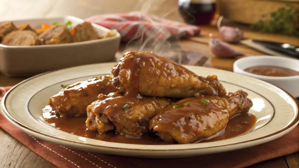 smothered turkey wings recipe