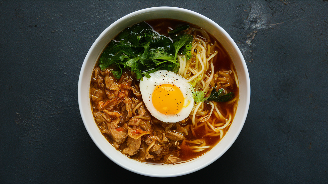 spicy beef ramen