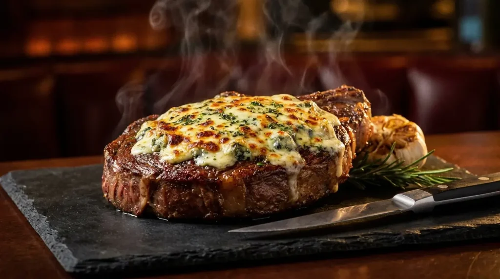 Blue Cheese Crusted Ribeye