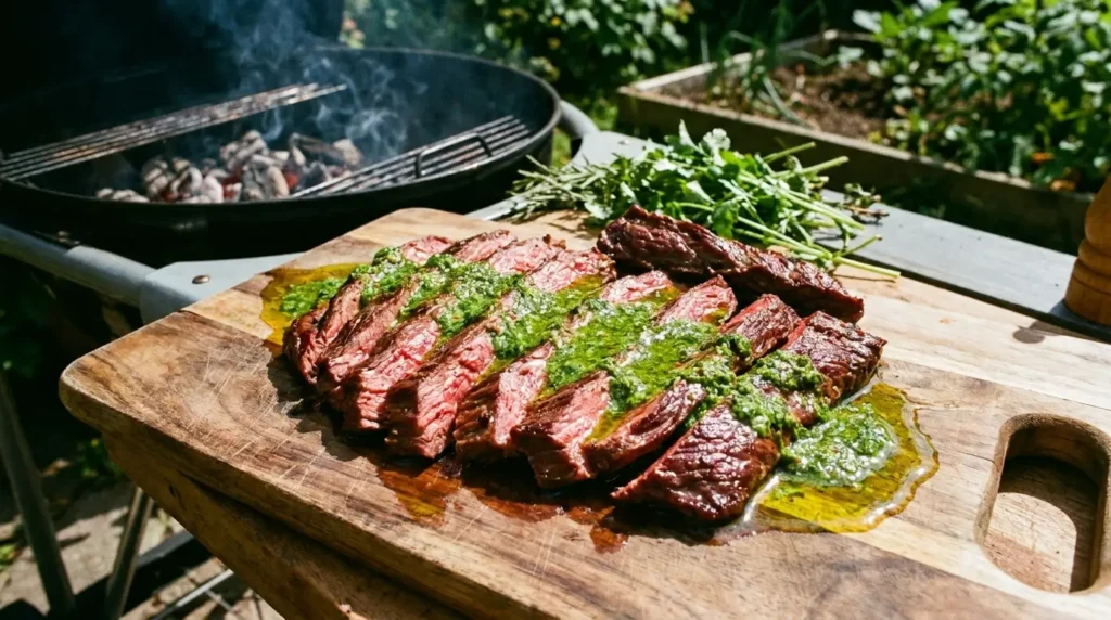 Chimichurri Skirt Steak (South American Style)