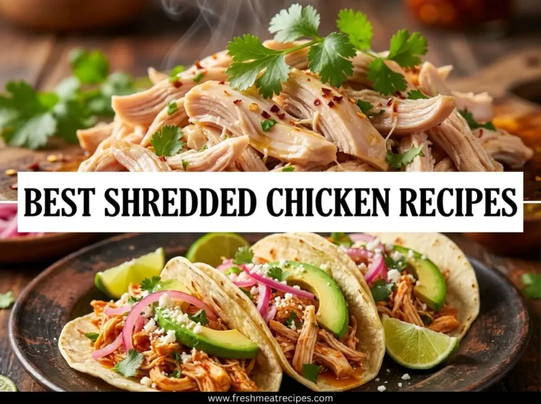 SHREDDED CHICKEN RECIPES