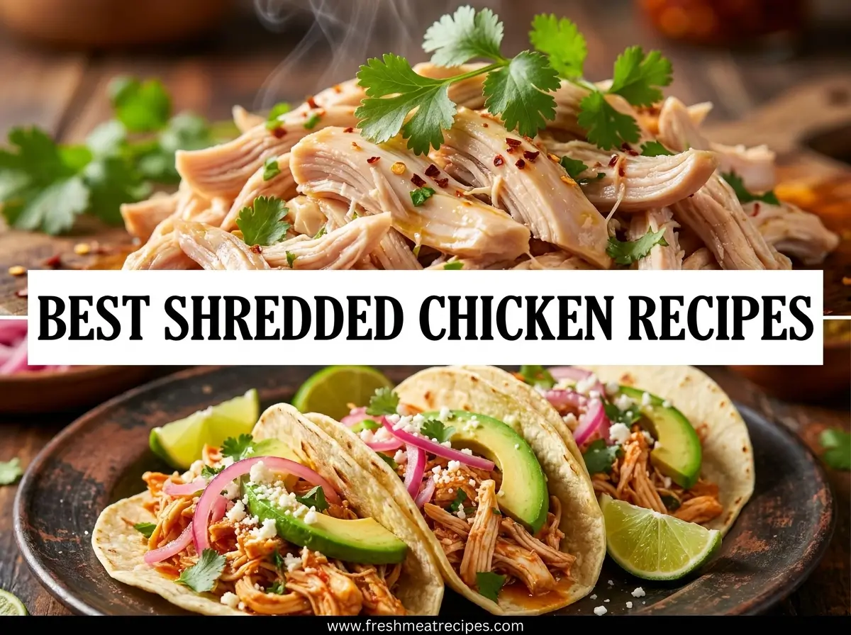 SHREDDED CHICKEN RECIPES