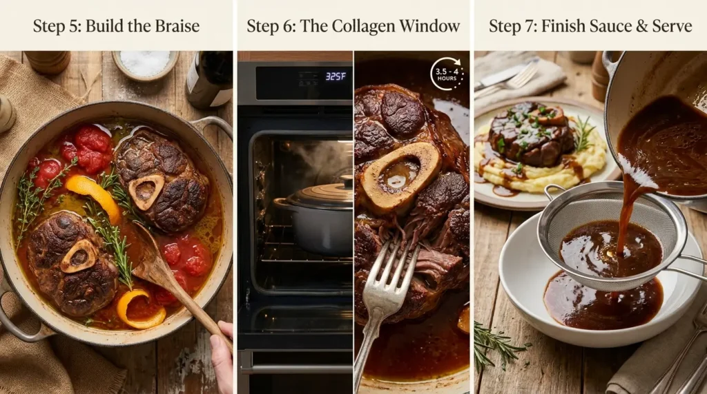 Step-by-step braised beef shank instructions