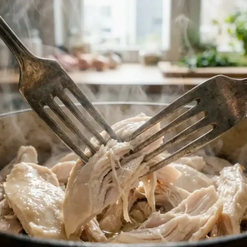 shredded chicken recipes - juicy homemade chicken breasts