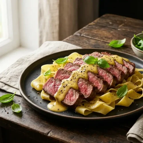 Steak and Pasta