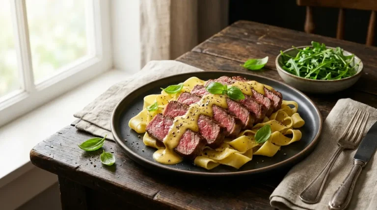 Steak and Pasta